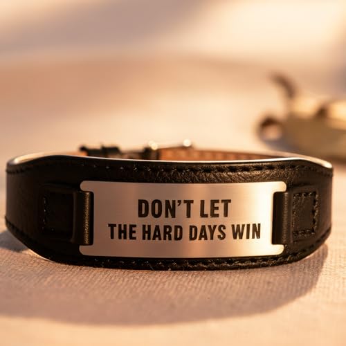 Pulsera Inspiracional de Cuero para Hombre miniatura 2