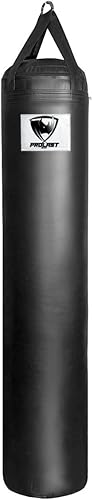 PROLAST Bolsa pesada de boxeo para boxeo y muay thai, bolsa pesada de 6 pies y 130 libras fabricada en Estados Unidos
