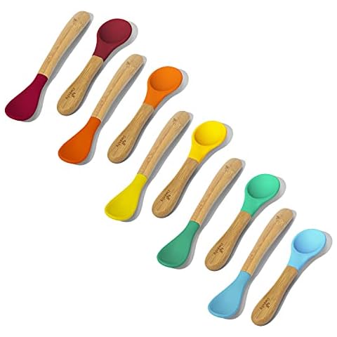 Rainbow Infant Gift Set - Baby Spoons Set + Infant Spoons Set. Baby Registry, Home Set & More. Baby Girl, Baby Boy, Unisex. Cover