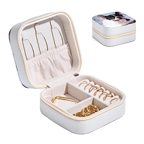 Boîte à bijoux bouledogue compacte pour ne plus perdre vos boucles d'oreilles et bagues - 3