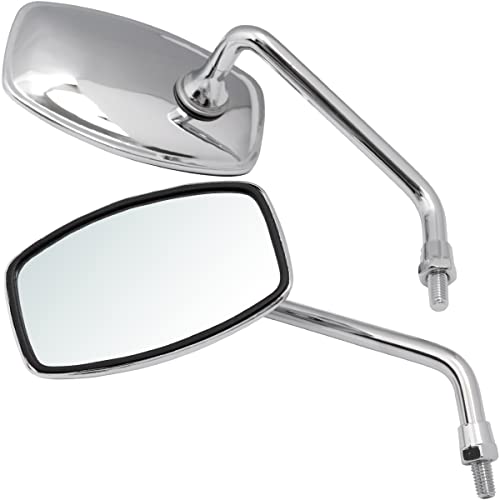 Amazon | BigOne クラシックミラー スクエアタイプ M8 8mm 正ネジ