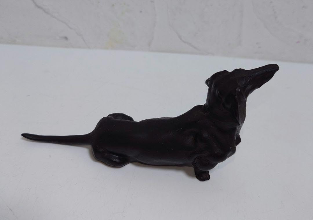 Amazon.co.jp: ミニチュアダックスフンド 置物 ダックスフンド 犬 イヌ