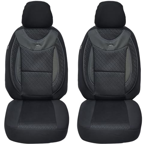 Housses de siège sur mesure pour Mercedes Vito W639 conducteur et passager noir