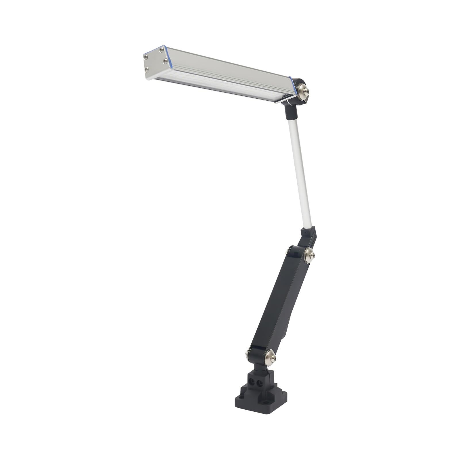 Lampa robocza LED z ramieniem przegubowym, lampa maszynowa 20 W do stołu
