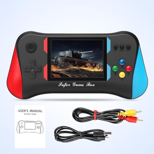 Image of NextTech UHD Retro Handheld Game Console | Built-in Classic Games | Mini Portable Video Game Player for Kids & Adults | Plug & Play Gaming Device | Random Color