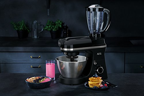 AEG KM 3300 Küchenmaschine / 1 PS / 6 Geschwindigkeitsstufen / Pulse-Funktion / inkl. umfangreiches Zubehör… – Bild 7