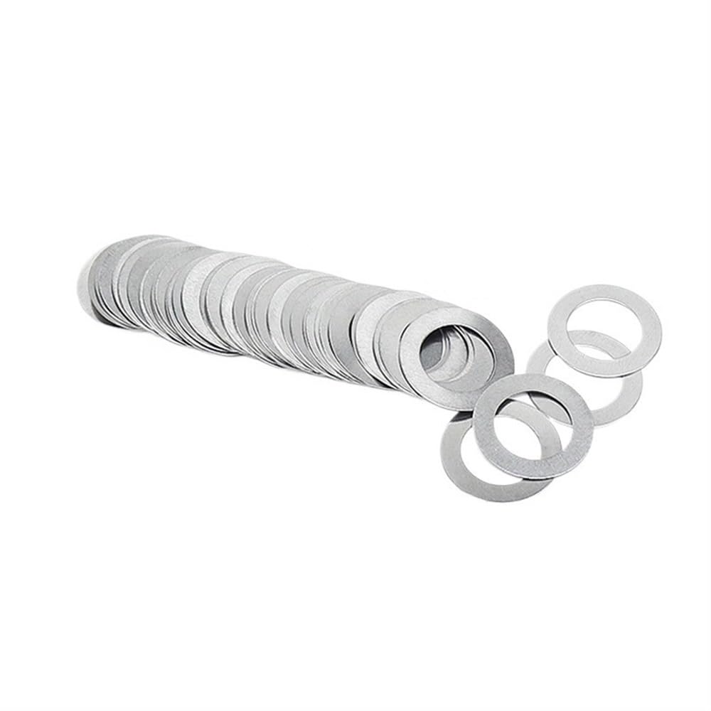 Groß Unterlegscheiben,Unterlegscheiben, Unterlegscheiben, Metallscheiben, 50 Stück, ultradünn, flache Dicke(M3x7)