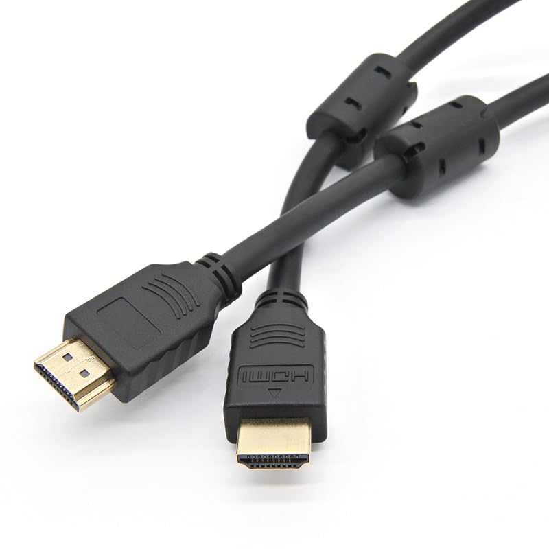 RIKYJIC Premium HDMI Cable Male to Male | Enhanced Video & Audio Quality for Ultimate TV Experience | Dual Ferrite Core Shielding (3 Meters)