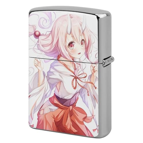 ライターケース ライター用カバー Zippo/ジッポー専用 かわいいアニメ柄 転スラ シュナ 【軽量/耐酸/防錆/頑丈な航空金属素材使用】 メンズ 交換用外側ケース 喫煙具 ライター保護 落下保護 耐摩耗 耐衝撃 金属保護シェル アニメ愛好者 タバコ愛好者