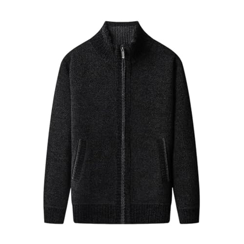Cardigan en tricot col montant homme : la solution thermique ajustée contre le froid hivernal