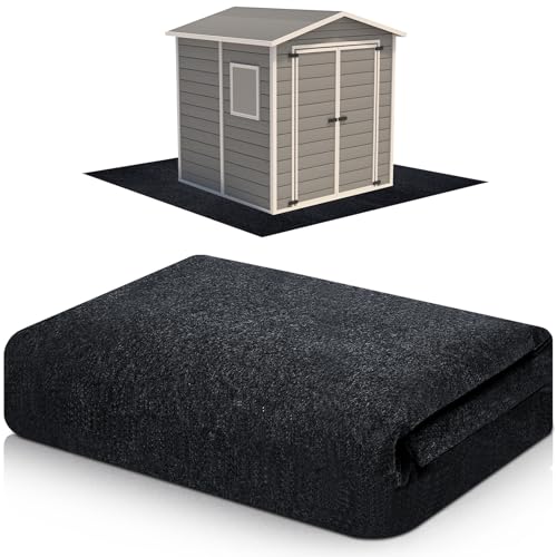 Image of Haull Shed Floor Mat 10 x 14 ft Outdoor Waterproof Nonslip Durable Storage Sheds Protector Rug for Carport Patio Garage Garden Spring Summer Outdoor, Storage Shed Not Included