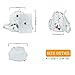 Mini Backpack for Girls Designer Rivet PU Leather Travel Bags Womens (White)