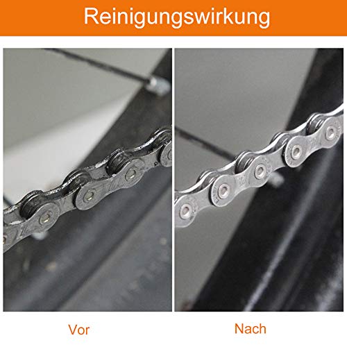 JTENG Pulitore per Catene da Bicicletta Pulitore