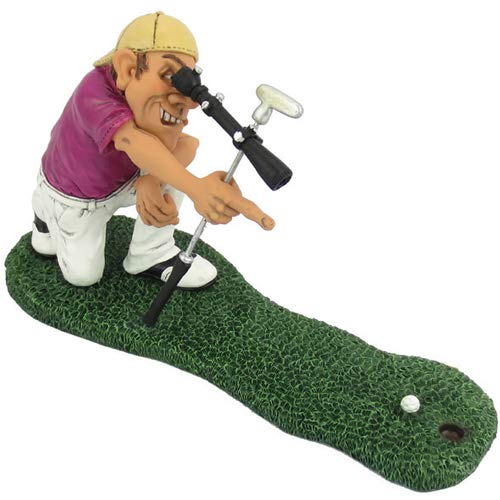 BARGAINS-GALORE Funny Golf Decoration Figurines - Novelty Golfing Statue, Sculpture, Hand Made...