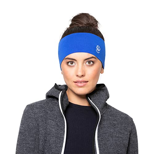 Giesswein - unisex hoofdband van dubbellaags merinojersey voor dames en heren, ademend, vochtregulerend, hoofdband voor mannen en vrouwen, voor wintersport & helmen, skiën - Afbeelding 3