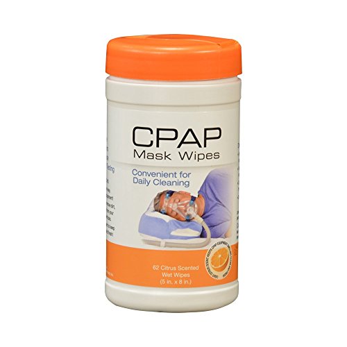 Contour Products CPAP Mask Wipes, Citrus Scent, 62 Wipes