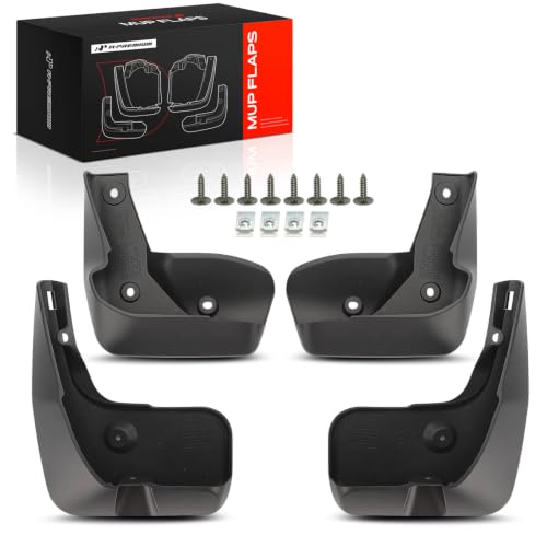 Image of A-Premium Set of 4PCS Mud Flaps Splash Guards Mudflaps Mudguards with Hardware Kits Compatible with Honda Accord 2023-2024, Front & Rear (Driver and Passenger Side) | for Honda Accord 2023-2024, No Drilling Required Mud Guards with Hardware Accessories, Set of 4 Front and Rear