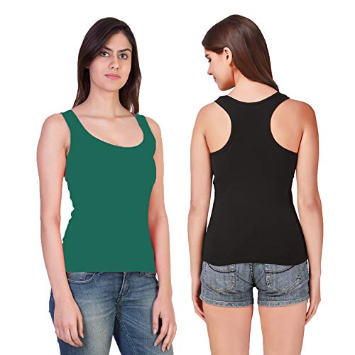 Image of Camisole Tank Top Vest Racerback Sando Camis for Women, Girls (Pack of 2)