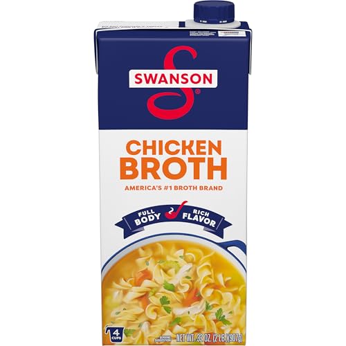 SWANSON S 100% Natural Chicken Broth, 32 oz Carton