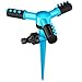 Price comparison product image Garden Sprinklers Rotating Lawn Water Sprinkler Adjustable 360 Degree Automatic 3 Arms Watering Irrigation System for Garden Farm Nursery