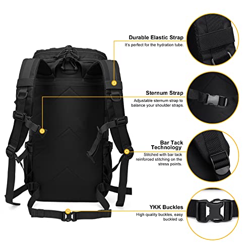 Mardingtop Tactical Backpacks Molle Hiking Daypacks For Motorcycle Camping Hiking Military Traveling,28L Backpack #TOP4