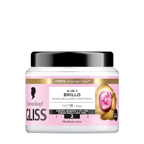 Gliss Schwarzkopf Mascarilla Total, 400 ml, Liquid Silk