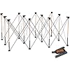 BORA Centipede Portable Workbench Folding Work Table for Garage Heavy Duty Collapsible Workbench Foldable Work Bench 4x6 Ft 4500 lb Capacity Woodworking Bench Mesa de Trabajo Portatil CT12