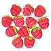Healeved 12 Pezzi Bigodini Fragola Arricciacapelli da Donna Bigodini con Palline di Spugna di Spugna alla Fragola di Schiuma Donne Hair Charms Hair Jewelry immagine