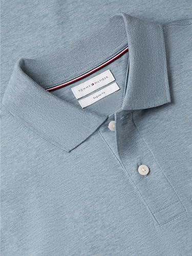Image of Tommy Hilfiger Mens Short Sleeve Casual Polo Shirts in Regular Fit with Liquid Cotton