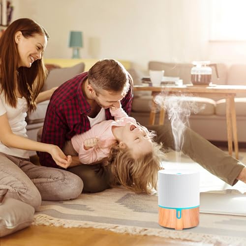 Essential Oil Diffuser Ceramic Electric Aroma Diffuser Aromatherapy Fragrance Humidifier with 7 Colors LED Light Ultrasonic Auto-Off Function for Home Office Yoga - Image 6