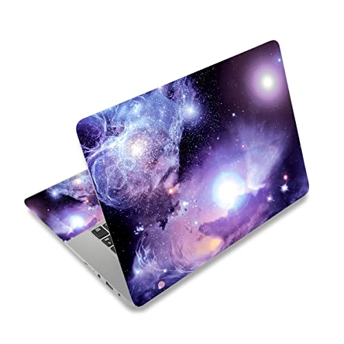 Image of 12.1 13 13.3 14 15 15.4 15.6 Inches Personalized Laptop Vinyl Skin Sticker Decal Universal Netbook Skin Sticker Reusable Notebook PC Art Decal Protector Cover Case (Galaxy)
