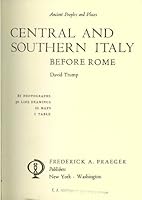 Central and southern Italy before Rome B0007DMJLI Book Cover
