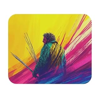 AMBILE AMS Store Mouse Pad with Anti-fray Stitching, Waterproof Surface & Non-Slip Rubber Base Stitched Edges Gaming Mouse Mat for Laptop, Compatible with Laser and Optical Mice (Gamer Special1)