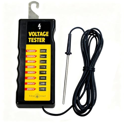 Electric Fence Tester & Voltage Detector 2000V-12 000V Wide Range