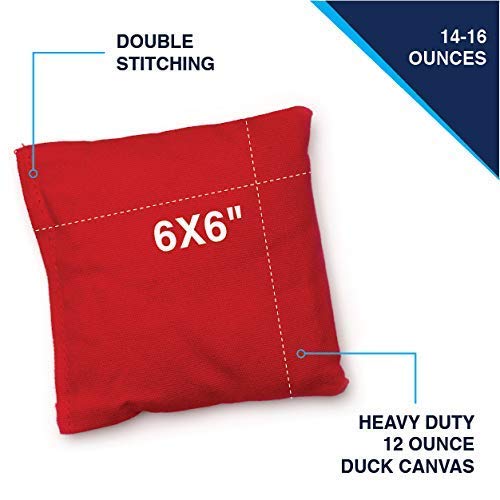 SC Cornhole Games Weather Resistant Cornhole Bags (Set of 8