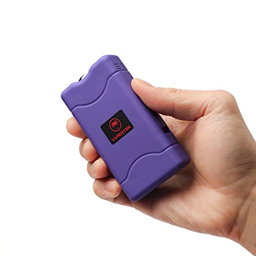 Image of VIPERTEK VTS-880 Mini Stun Gun for Self Defense Rechargeable with LED Flashlight