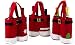 3 Pcs Santa Pants Christmas Wine Gift Bags - Christmas Treat / Candy Bags Set