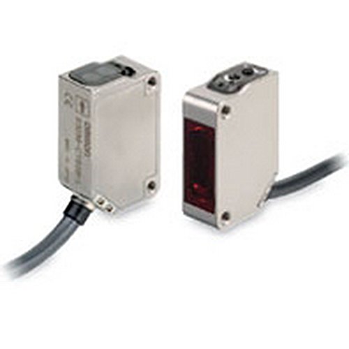 Omron Capteur fotoelectrico – fotocelula métallique courant continu 3H Barrière 20 m NPN IP67 Câble 2 m