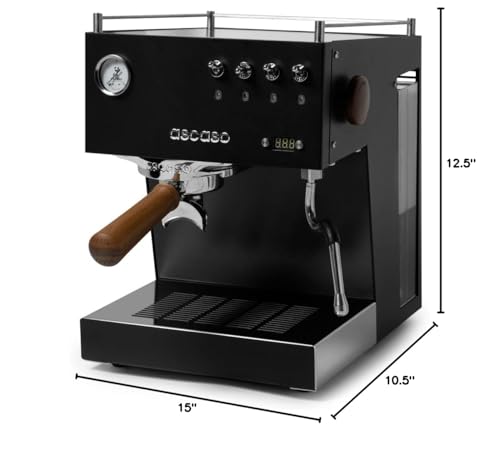 Ascaso Steel DUO Espresso Machine | PID | Programmable | Volumetric Controls | Dual Thermoblock | 120V | (Black) - Image 4