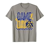 Photo Gallery game day cheer mom regalo per cheerleading coach blu & oro maglietta Photo Gallery game day cheer mom regalo per cheerleading coach blu & oro maglietta