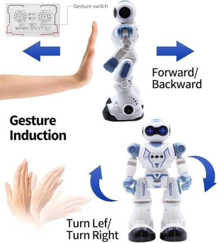 Image of Magicwand R /C Rechargeable Gesture Sensing,Dancing & Programmable Robot for Kids with Lights & Sound【White】【Pack of 1】