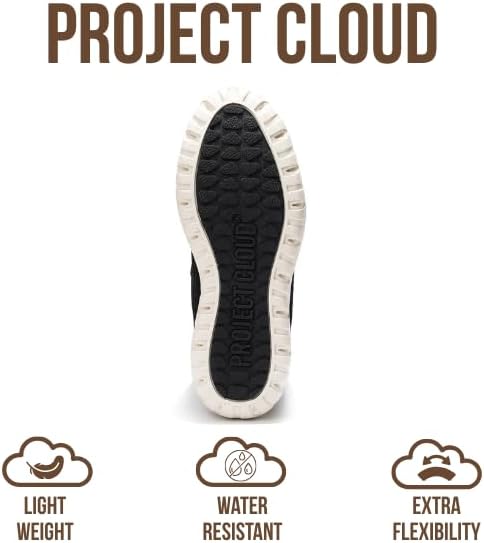 Project Cloud 100% Genuine Leather Womens Snow Boots- Genuine Leather Waterproof Memory Foam Insole and Non-Slip Winter Snow Boots For Women Footwear - Outdoor Shoes (Leonora) - Image 4