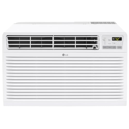 Image of LG 11,800 BTU Through the Wall Air Conditioner, 230 /208V, Cools up to 440 Sq. Ft. for Bedroom, Living Room, Apartment, with Remote, 3 Cool & Fan Speeds, Wall AC Unit, White