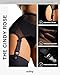 sofsy 6-Strap Classic Mesh Garter Belt | High Waist Lingerie for Women Thigh High Stockings Reinforced Clips | Black - Large