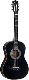 Violão Queen’s Acústico Clássico de 6 Cordas de Nylon em Madeira Natural Preto