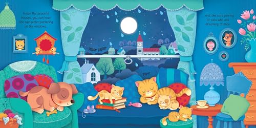 Night Sounds: A Nocturnal Journey of Sleepy Cats, Hooting Owls, and Squeaking Bats with Interactive Sounds, Fingertrails, and a Simple Story to Read Aloud (Sound Books)