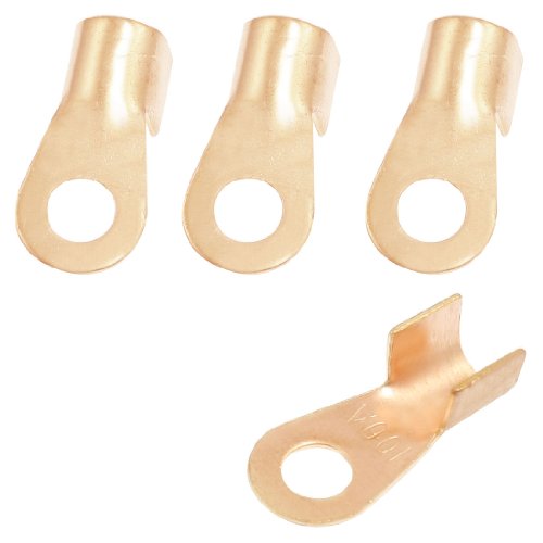 Aexit Terminales de Anillo de Cobre 8mm Pack 4 Pcs miniatura 1