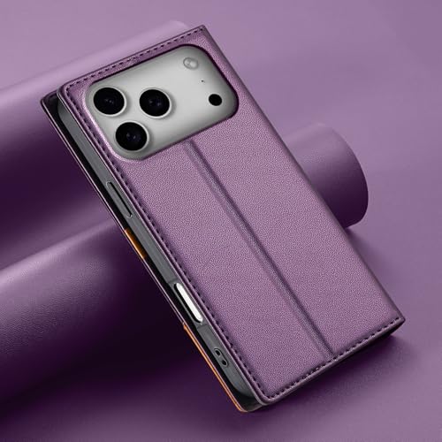 Étui Portefeuille magnétique en Cuir pour iPhone 7 Plus / 8 Plus Bleu