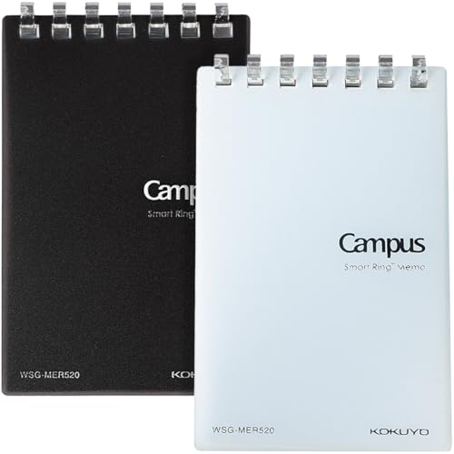 Carnet de notes à spirale petits blocs rechargeables papier graphique Kokuyo
