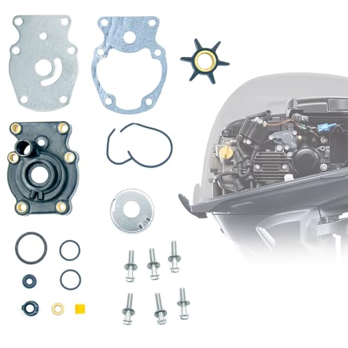 Image of YoHa Water Pump Repair Kit with Housing for Johnson Evinrude OMC BRP (1980-UP) 20 25 30 35HP 393630 0393630 Sierra 18-3382 20 /25 /30 /35HP Replacement